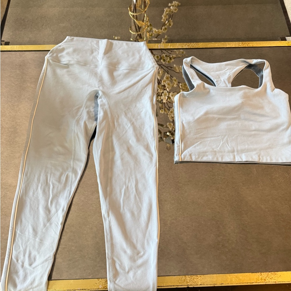 PARKE X SET ACTIVE collab blue activewear set